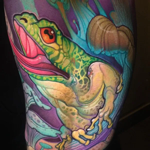 Neo Traditional tattoo by Otte Timar in Budapest