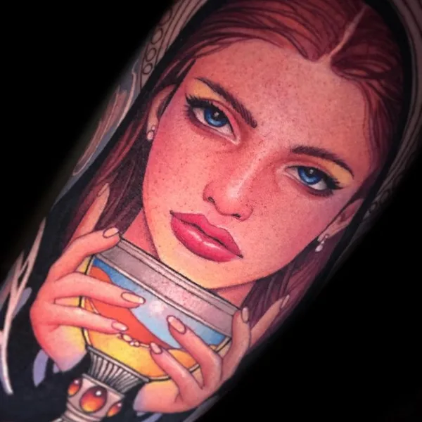 Neo Traditional tattoo by Otte Timar in Budapest