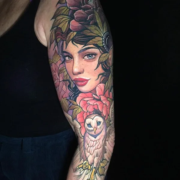 Neo Traditional tattoo by Otte Timar in Budapest