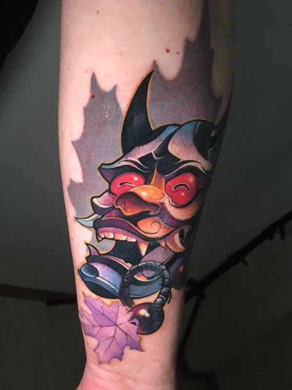 color japanese 纹身 在 forearm #67660 | 纹身师 Otte Timar