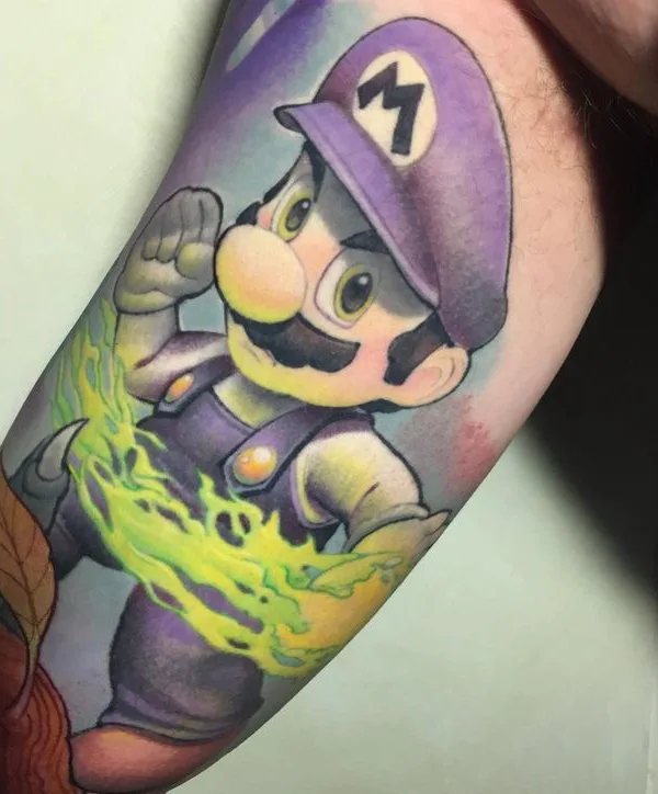 color cartoon 纹身 在 forearm #67656 | 纹身师 Otte Timar