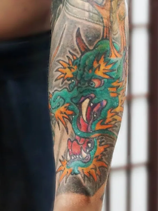 color japanese tatuaje en forearm #30277 | Tatuador Михаил Мышинский