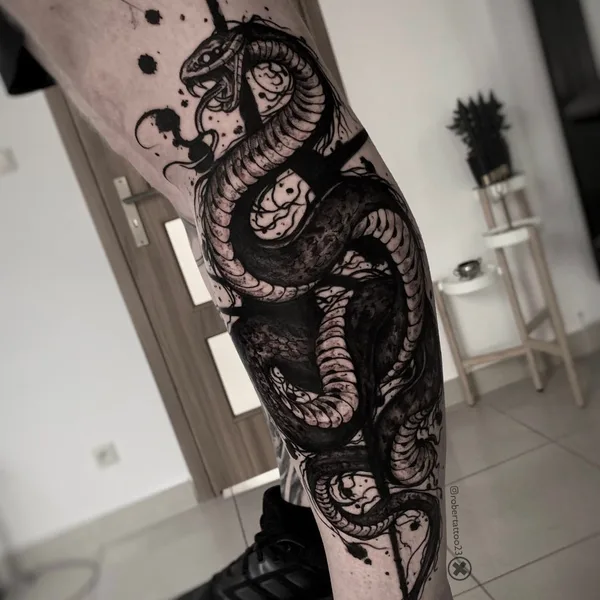 Хоррор tattoo by Роберт Штейнберг  in Nürnberg