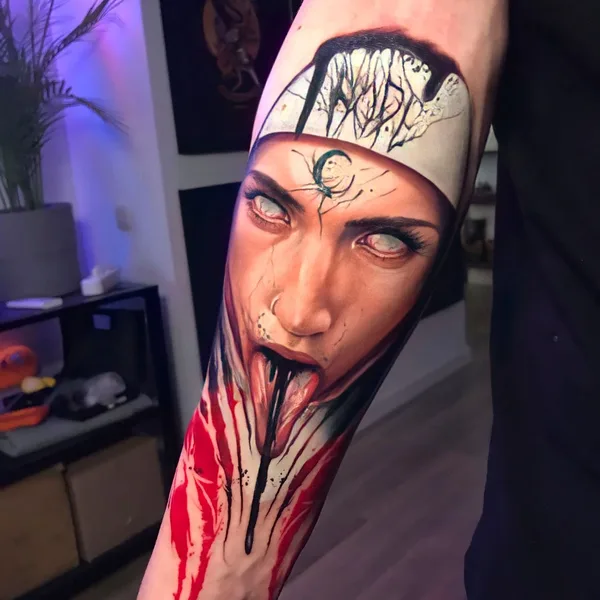 Realism tattoo by Сергей Ом in Ростов-на-Дону