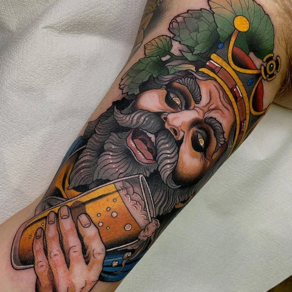 Neo Traditional tattoo by Javier Franko in Barcelona