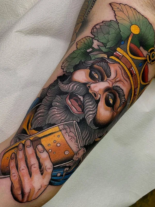 color neo traditional tattoo on forearm #31011 | Tattoo Artist Javier Franko