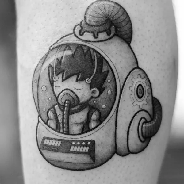 Author's Style tattoo by Perou in Sion