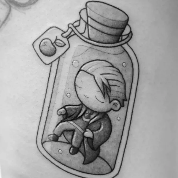 Author's Style tattoo by Perou in Sion