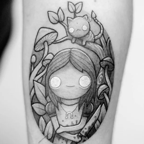 Author's Style tattoo by Perou in Sion