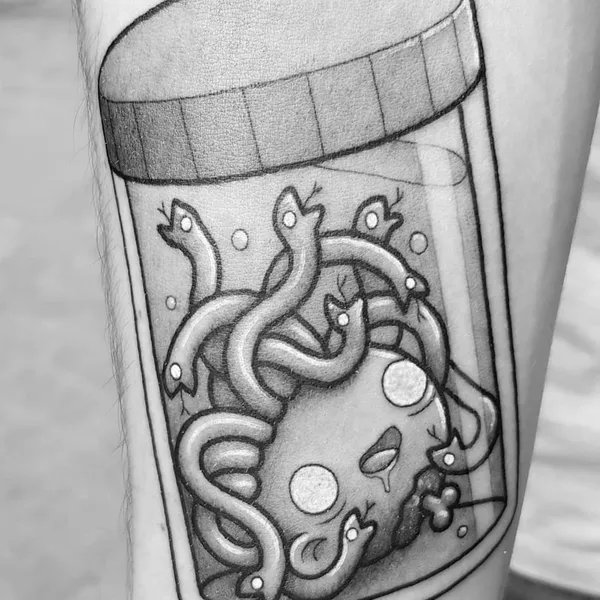 Author's Style tattoo by Perou in Sion