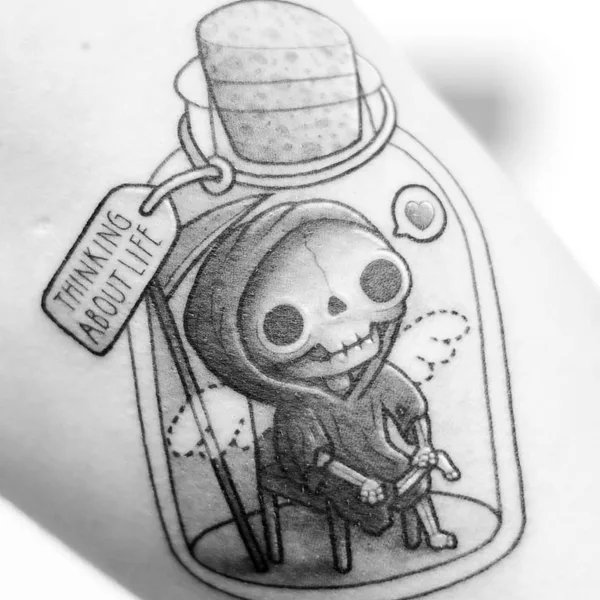 Author's Style tattoo by Perou in Sion