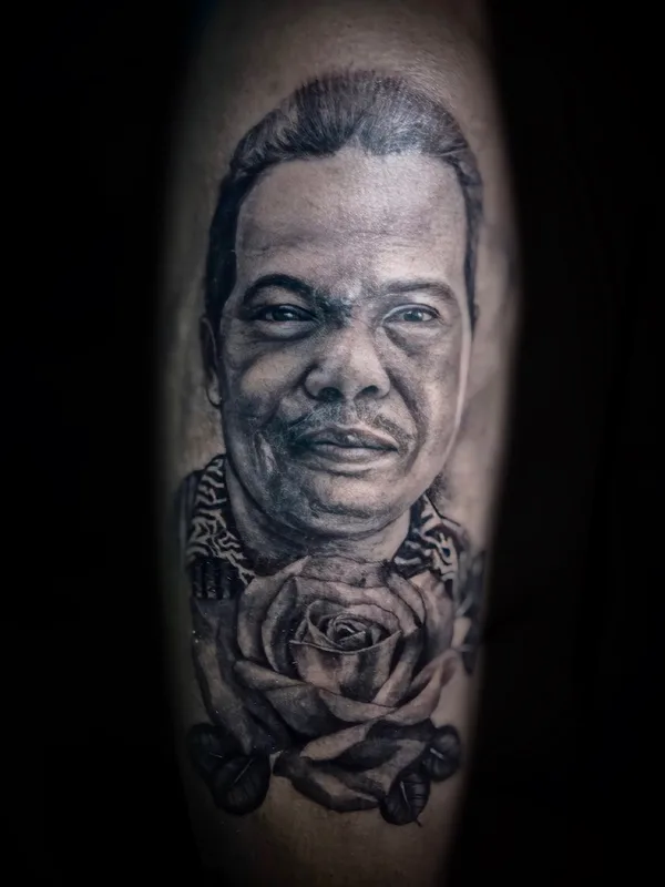 male black and grey realism Tatuaggio su forearm #58074 | Tatuatore Andrew wijaya