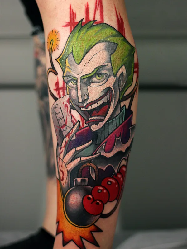 color new school Tatuaggio su forearm #32703 | Tatuatore Юра Jay-b Таран