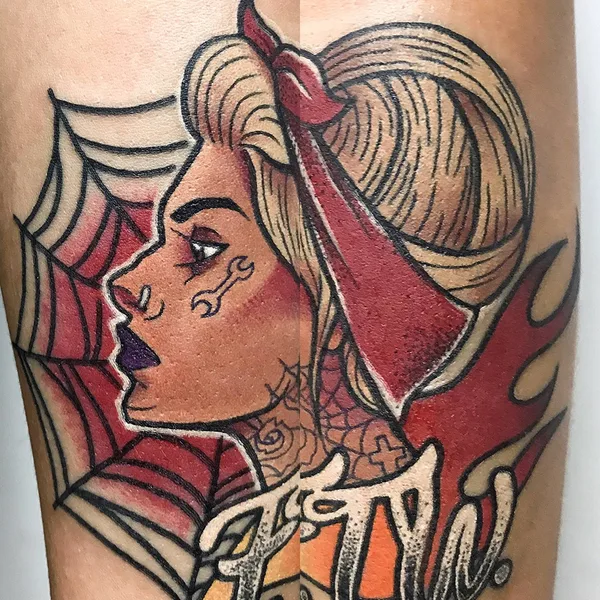 Neo Traditional tattoo by Юра Jay-b Таран in Saint Petersburg