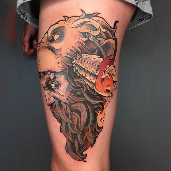 Neo Traditional tattoo by Юра Jay-b Таран in Saint Petersburg