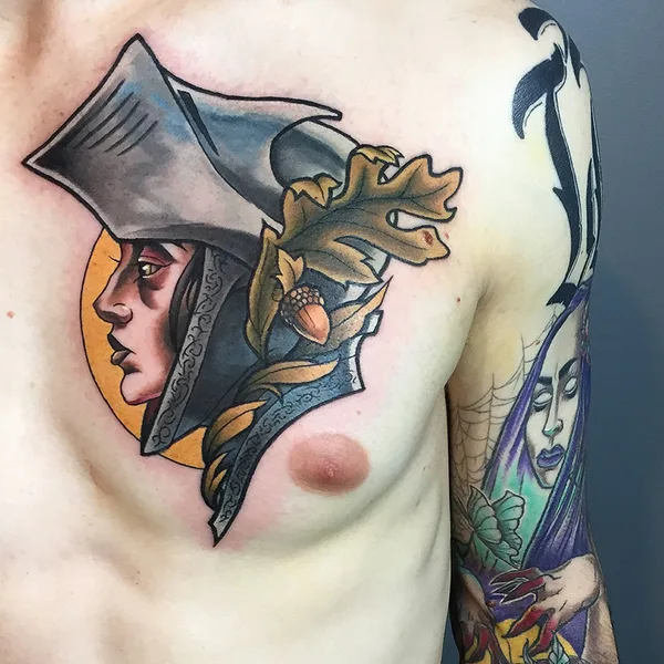 Neo Traditional tattoo by Юра Jay-b Таран in Saint Petersburg