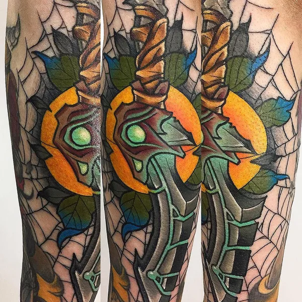 Neo Traditional tattoo by Юра Jay-b Таран in Saint Petersburg