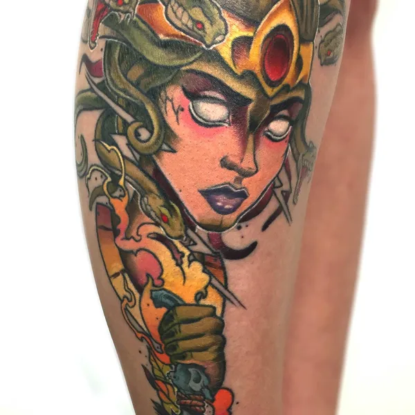 Neo Traditional tattoo by Юра Jay-b Таран in Saint Petersburg