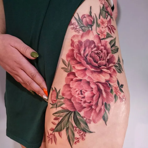 Watercolor tattoo by Наталья Комарова in Saint Petersburg