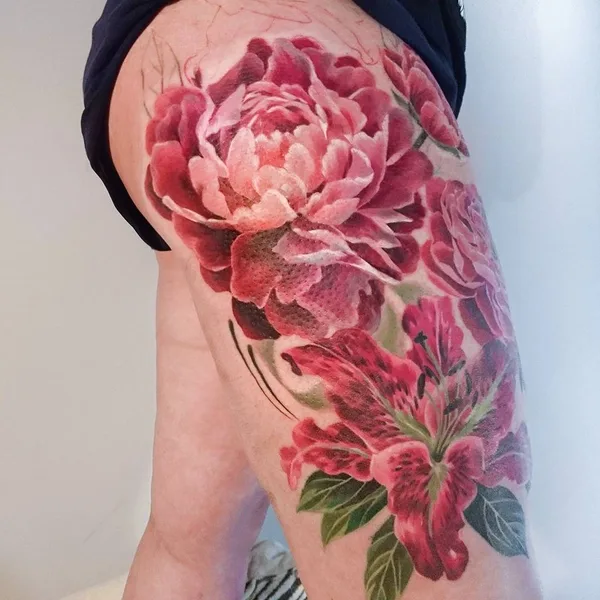 Watercolor tattoo by Наталья Комарова in Saint Petersburg