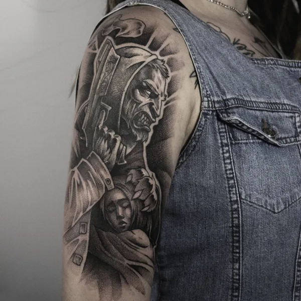 Author's Style tattoo by Коля Саб in Saint Petersburg