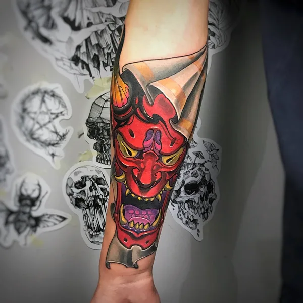 New School tattoo by Гоша Курносов in Saint Petersburg