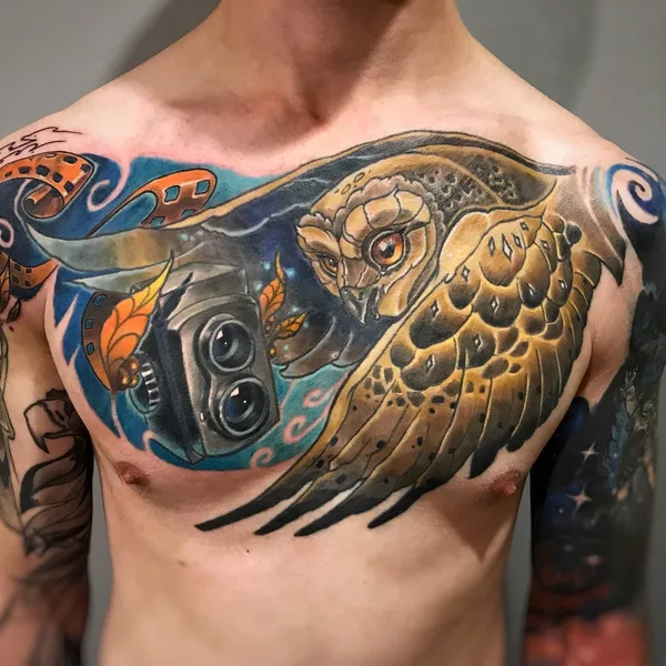 New School tattoo by Гоша Курносов in Saint Petersburg