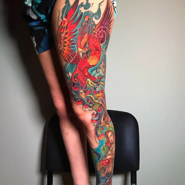 New School tattoo by Гоша Курносов in Saint Petersburg