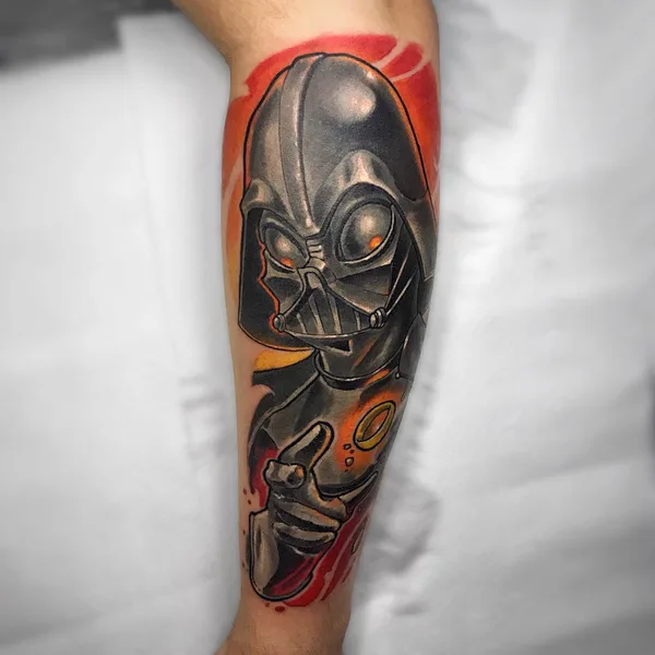New School tattoo by Гоша Курносов in Saint Petersburg
