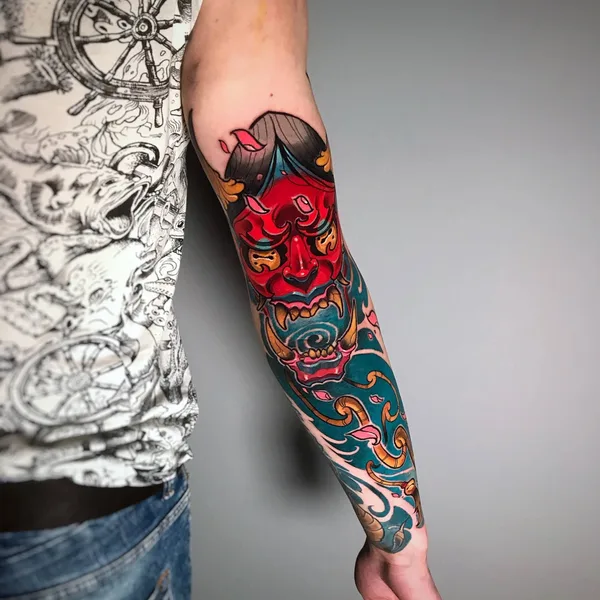 New School tattoo by Гоша Курносов in Saint Petersburg