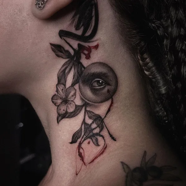 Graphic tattoo by Milad Ismailov in Ташкент
