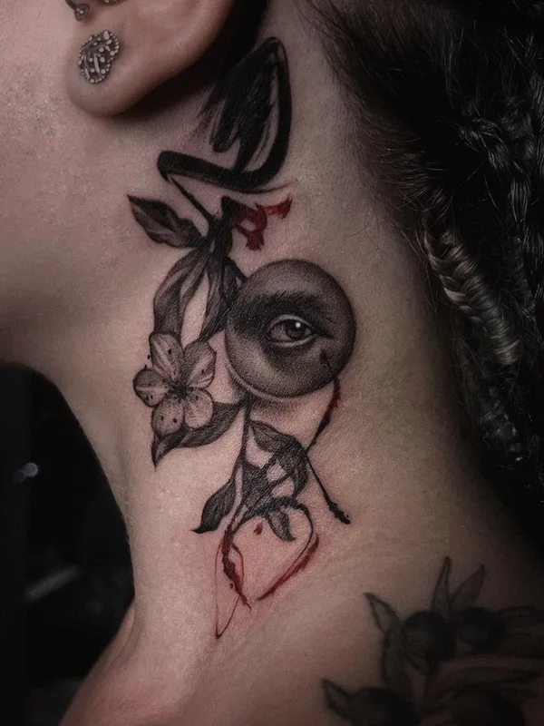 Graphic tattoo by Milad Ismailov in Ташкент