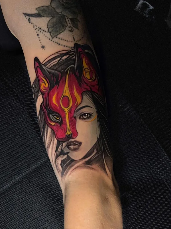 Graphic tattoo by Milad Ismailov in Ташкент