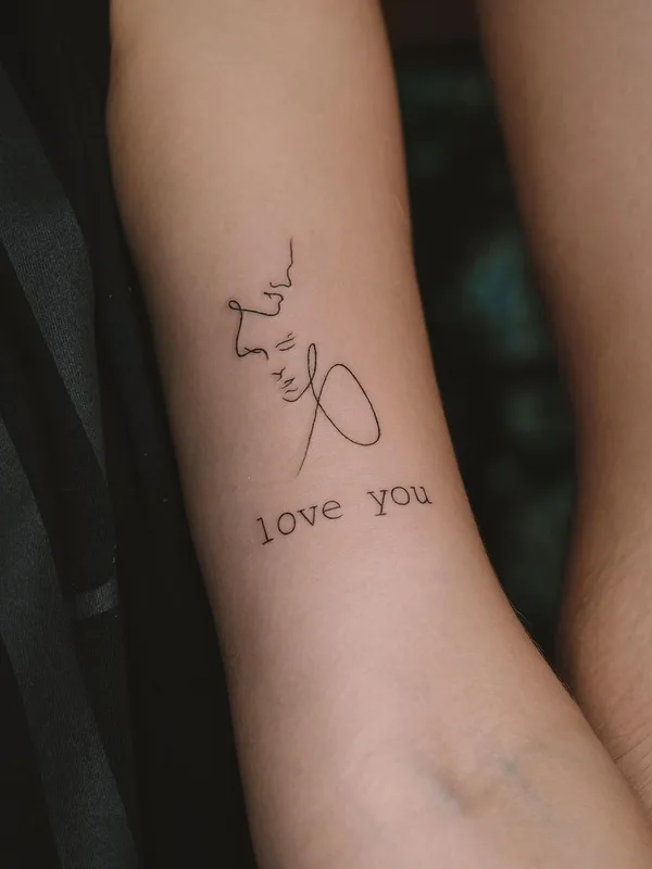 black fineline Tatuagem em forearm #59445 | Tatuador Charina Muratova