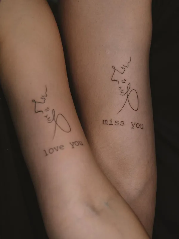 black fineline Tatuagem em forearm #59452 | Tatuador Charina Muratova