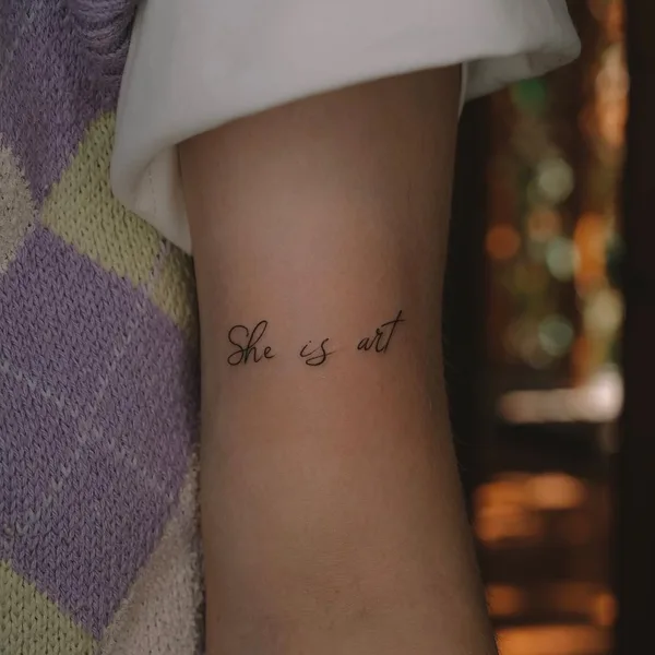 miniature tattoo by Charina Muratova in Ташкент