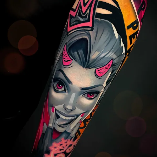 Illustrative tattoo by Артур Мамлиев in Ташкент