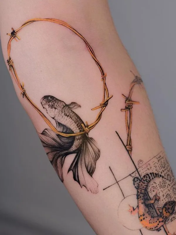 color illustrative tatouage sur forearm #43587 | Artiste tatoueur Ege Onat Gezer