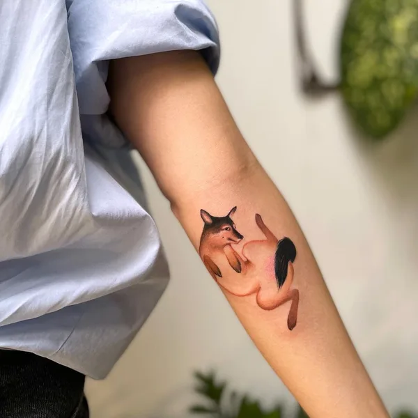 Author's Style tattoo by Даша Ебалотная in Moscow