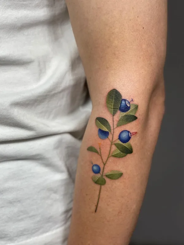 color botanic Tatuagem em forearm #43608 | Tatuador Даша Ебалотная