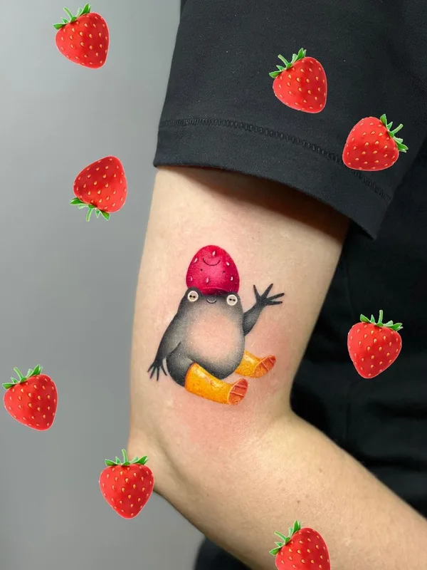 color illustrative Tatuagem em forearm #43603 | Tatuador Даша Ебалотная
