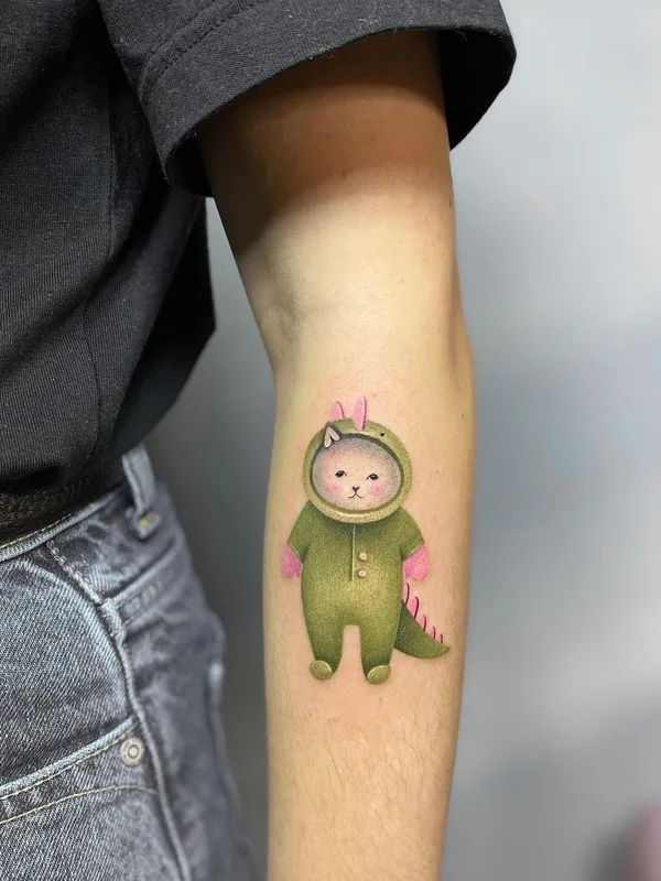 color illustrative Tatuagem em forearm #43604 | Tatuador Даша Ебалотная