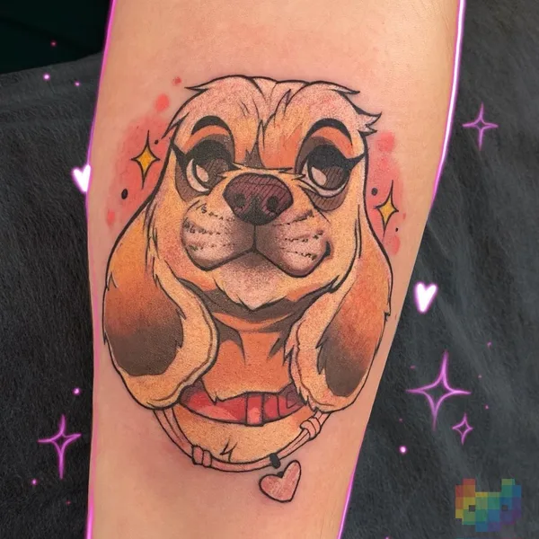 New School tattoo by Франни in Saint Petersburg