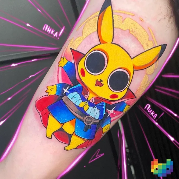 New School tattoo by Франни in Saint Petersburg