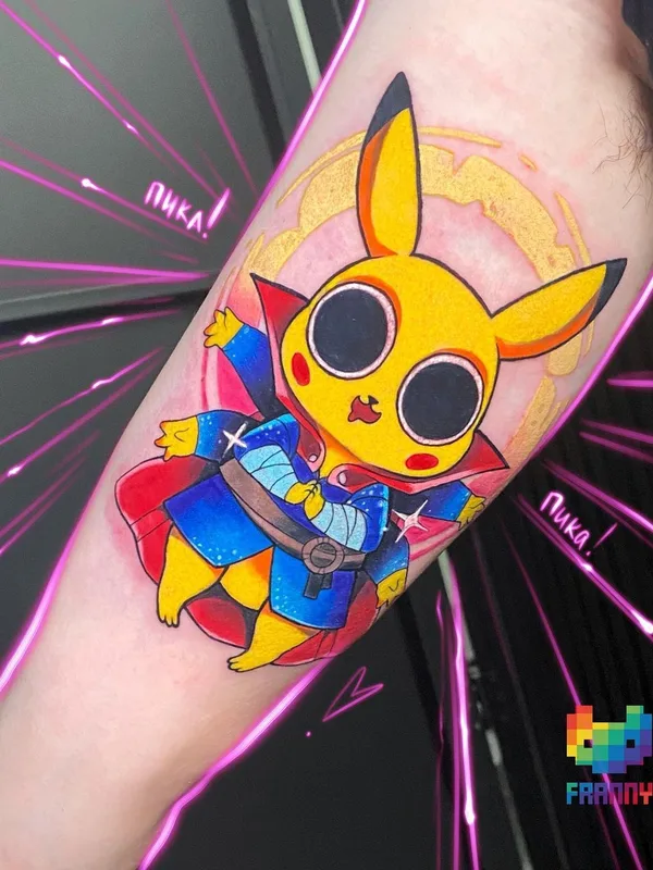 color anime Tatuaggio su forearm #43618 | Tatuatore Франни