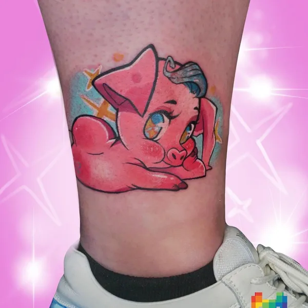 New School tattoo by Франни in Saint Petersburg