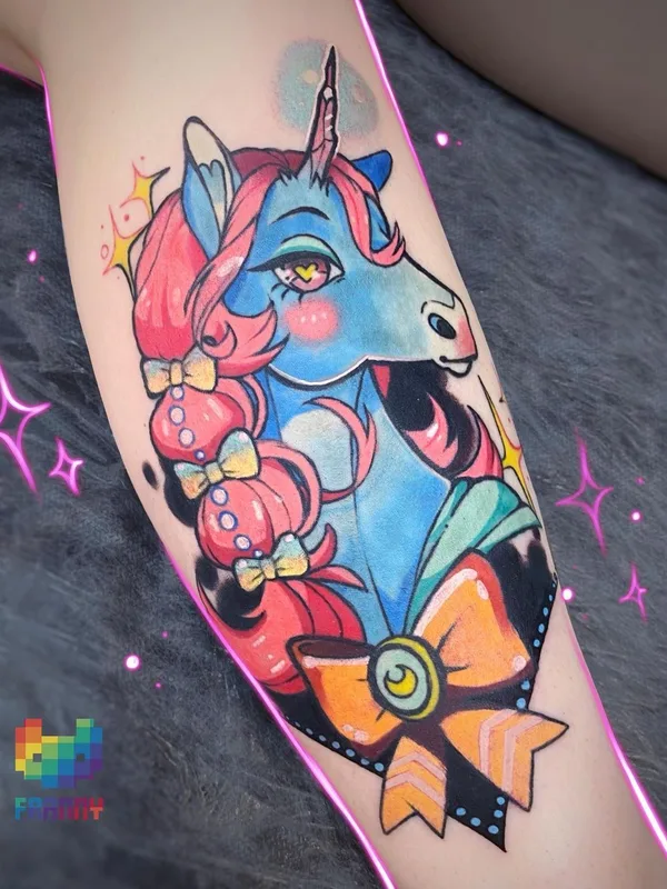 color anime Tatuaggio su forearm #43621 | Tatuatore Франни