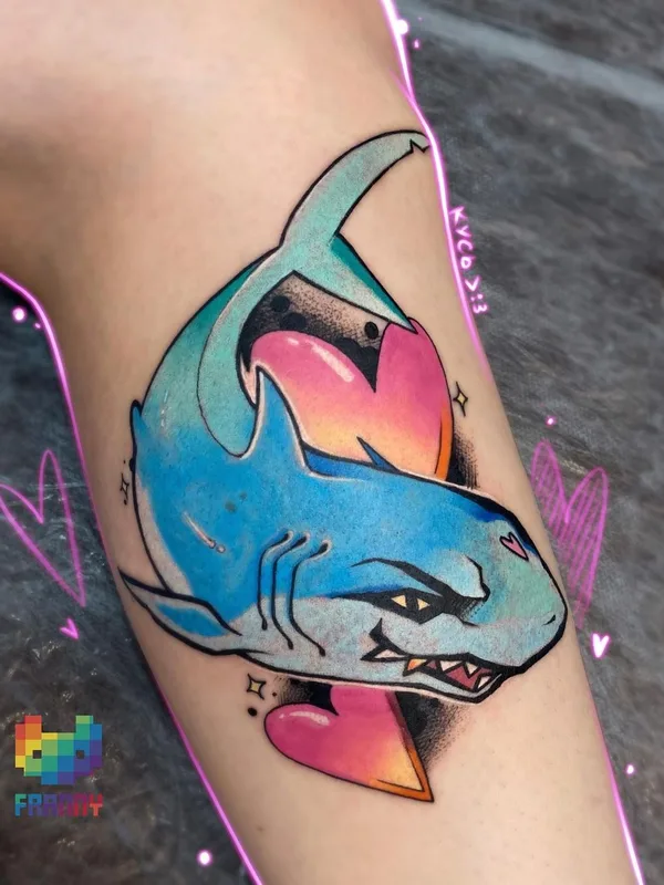 color new school Tatuaggio su forearm #43619 | Tatuatore Франни