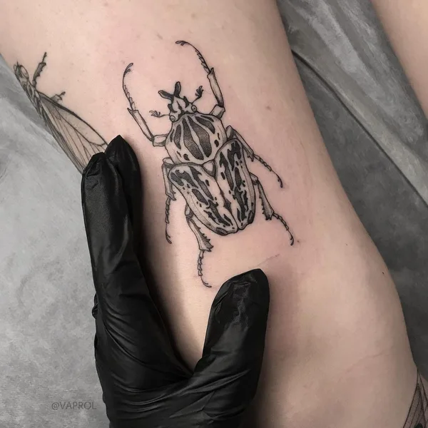 Graphic tattoo by Елизавета Панкова in Saint Petersburg