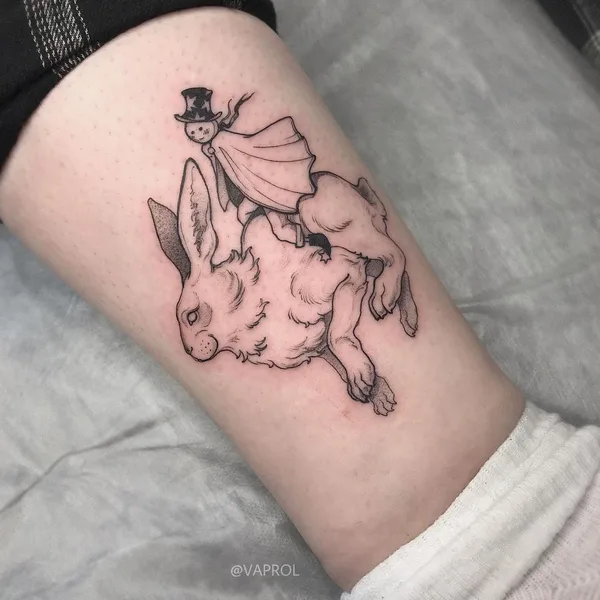 Graphic tattoo by Елизавета Панкова in Saint Petersburg